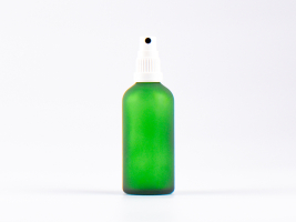 Grünglasflasche 100ml, mit Mundspray OV