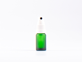 Grünglasflasche 10ml, mit Mundspray OV