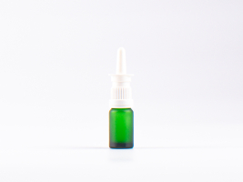Grünglasflasche 10ml, mit Nasenspray OV