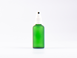 Grünglasflasche 50ml, mit Mundspray OV