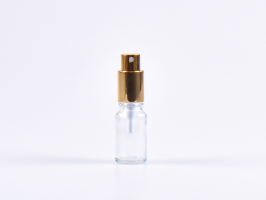 Klarglasflasche 10ml, mit Zerstäuber Aluminium, 4 Color