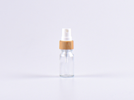 Klarglasflasche 10ml, mit Zerstäuber Bambus