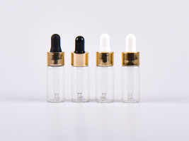 Flasche "Clary", 10ml, mit Pipette gold