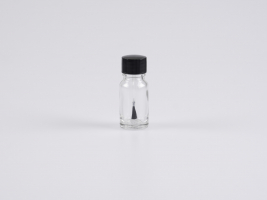Klarglasflasche 10ml, mit Pinselmontur