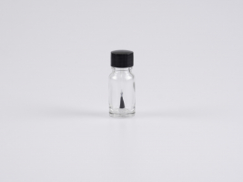 Klarglasflasche 10ml, mit Pinselmontur