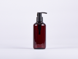 Flasche "Alex" 200ml, mit Dispenser schwarz-matt