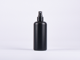 Flasche "Ben" 250ml, mit Zerstäuber weiss/schwarz