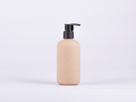 Bioflasche "CERES", 250ml, mit Dispenser schwarz-matt