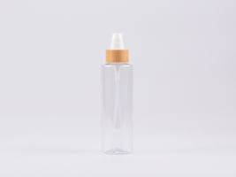 Flasche Sharp 150 ml - Lotionspumpe Bambus
