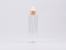Flasche Sharp 250 ml - Lotionspumpe Bambus