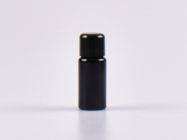 MIRON Violettglasflasche 10ml, mit Tropfmontur Schwarz