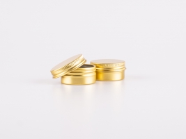 Metalldose, 10ml, gold