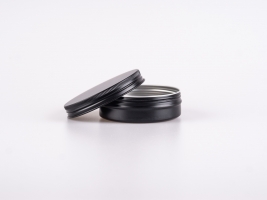 Metalldose,100ml, mattschwarz