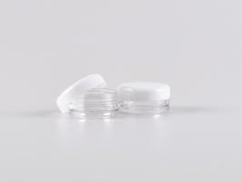 Mini Dose, 3ml, transparent-schwarz-weiss