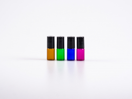 Mini-Glasflasche, 3ml, color