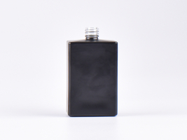 Schwarzglasflasche "Miro" , 100ml, DIN18, ohne Montur