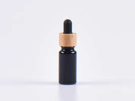 MIRON Violettglasflasche 10ml, mit Pipette Bambus