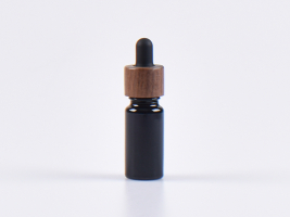MIRON Violettglasflasche 10ml, mit Pipette Walnut