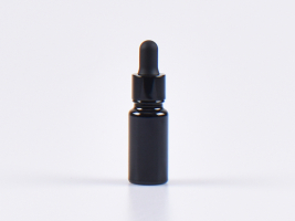 MIRON Violettglasflasche 10ml, mit Pipette schwarz