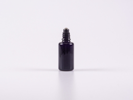 MIRON Violettglasflasche 30ml, mit Roll-On Glas/Stahl