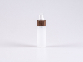 Flasche "Nasa" 50ml, LDPE, mit Lotionspumpe Walnut