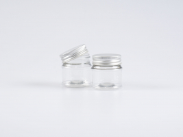 Dose "Neville", 50ml, hohe Form, mit Metalldeckel in 3 Farben