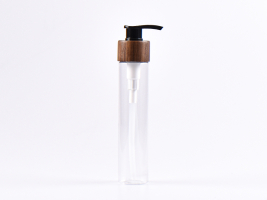 PET Röhrchen, 100ml, mit Dispenser Walnut