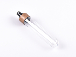 PET Röhrchen, 80ml, mit Zerstäuber Walnut