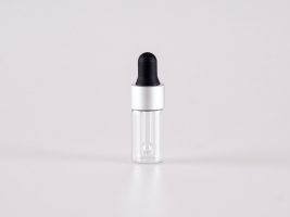 Pipettenflasche, 3ml, mattsilber