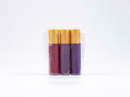 SET: Roll-On-Flasche "Emma", pastell red, 10ml – alle Varianten in einem Paket