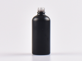 Schwarzglasflasche 100ml, DIN18, ohne Montur