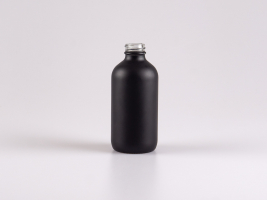 Schwarzglasflasche 250ml, 28/410, ohne Montur