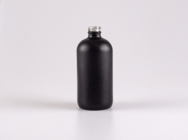 Schwarzglasflasche 480ml, 28/410, ohne Montur
