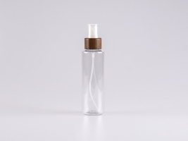 PET Flasche "Sharp" 150ml, mit Zerstäuber Walnut