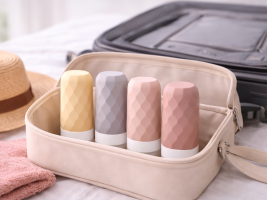 Reise Tuben Set Silikon 60ml | Handgepäck & Sporttasche