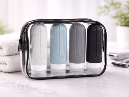 Reise Tuben Set Silikon 90ml | Handgepäck & Sporttasche