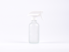 Glasflasche säuremattiert, 250ml, mit Triggerspray