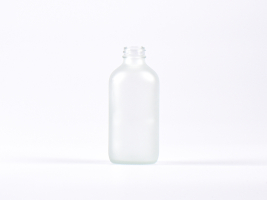 Glasflasche säuremattiert, 250ml, 28/410, ohne Montur