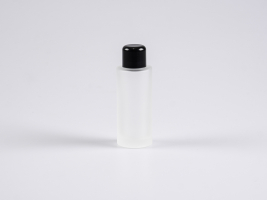 Glasflasche säuremattiert 30ml, mit Schraubverschluss schwarz