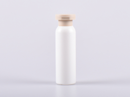 Flasche "Tara" 100ml, matt-weiss, mit FlipTop Ceres