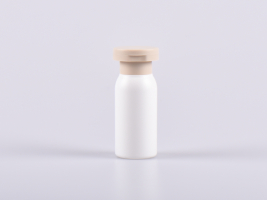 Flasche "Tara" 50ml, matt-weiss mit FlipTop Ceres