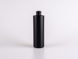 Flasche "Tara" 250ml, HD-PE matt-schwarz, 24/410, ohne Montur