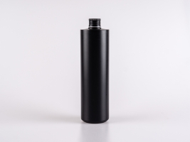 Flasche "Tara" 500ml, matt-schwarz, mit Aluminiumdeckel