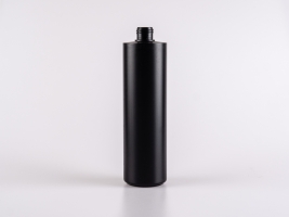 Flasche "Tara", 450ml, HD-PE matt-schwarz, ohne Montur