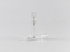 Zerstäuberflasche 5ml, schwarz und transparent