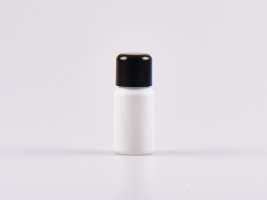 Weissglasflasche 10ml, mit Tropfmontur schwarz