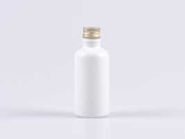 Weissglasflasche 50ml, mit Aludeckel
