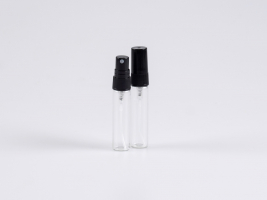 Zerstäuberflasche, schwarz und transparent, 5ml