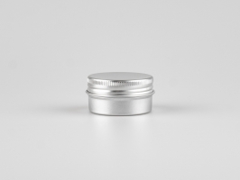 Metalldose, 30ml, silber