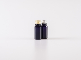 MIRON Violettglasflasche 10ml, mit Aludeckel